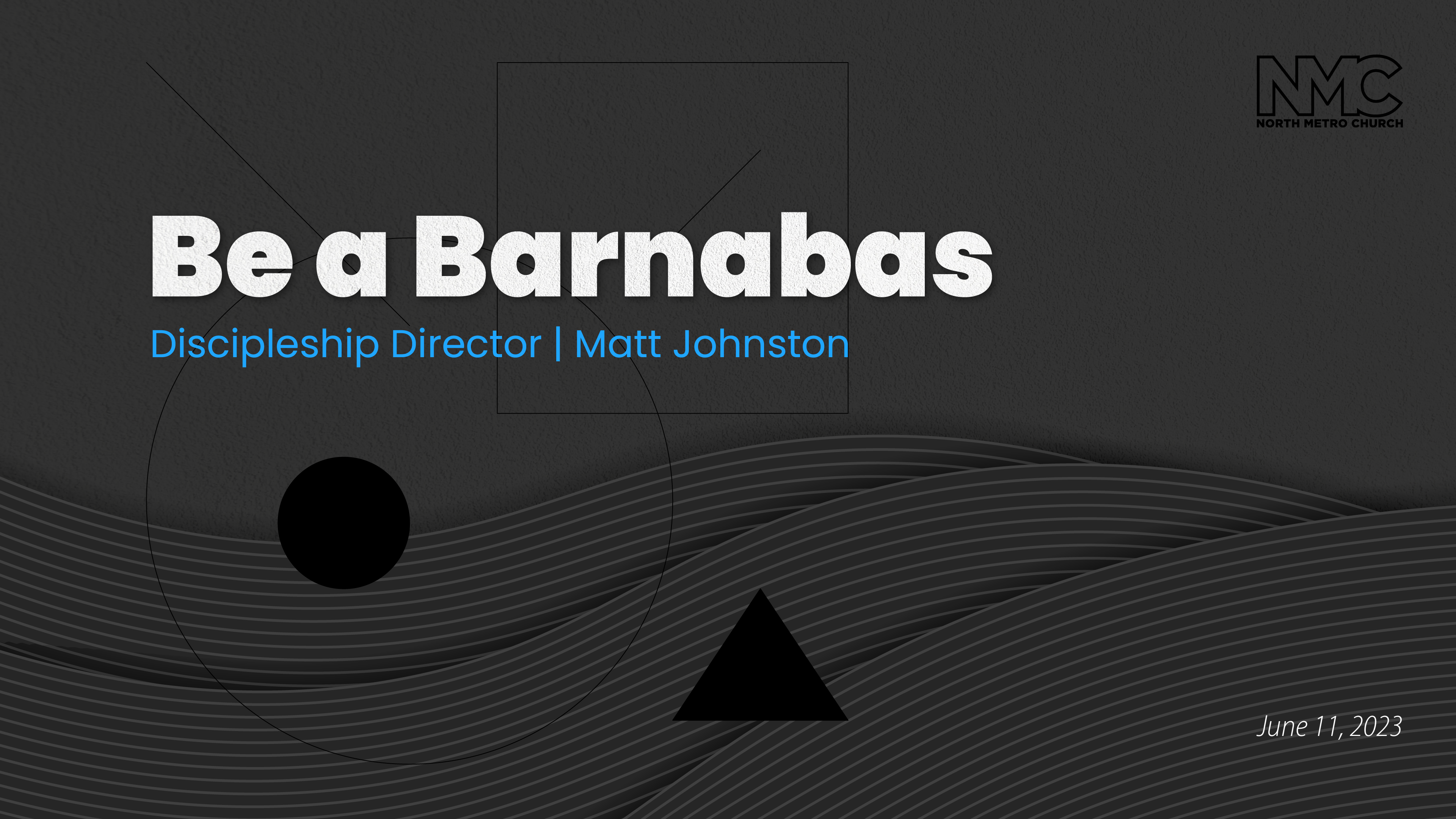 Be a Barnabas